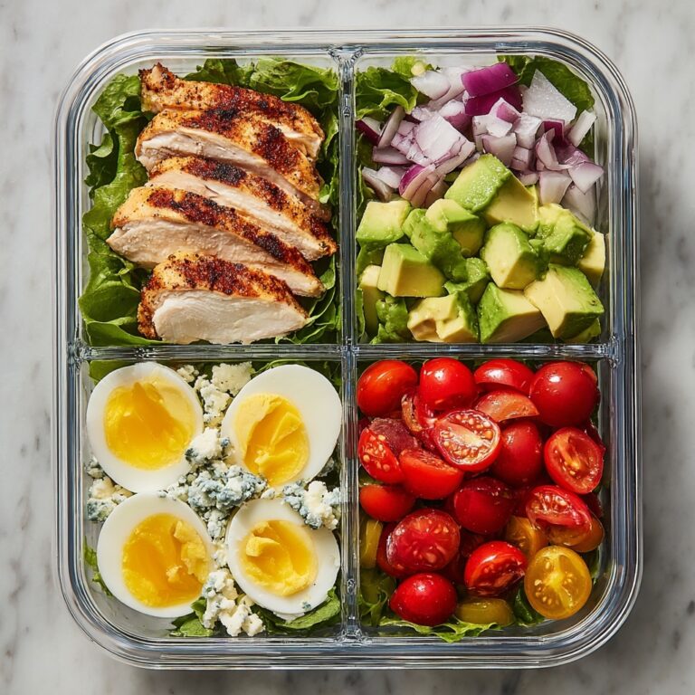Easy Cobb Salad Meal Prep Recipe