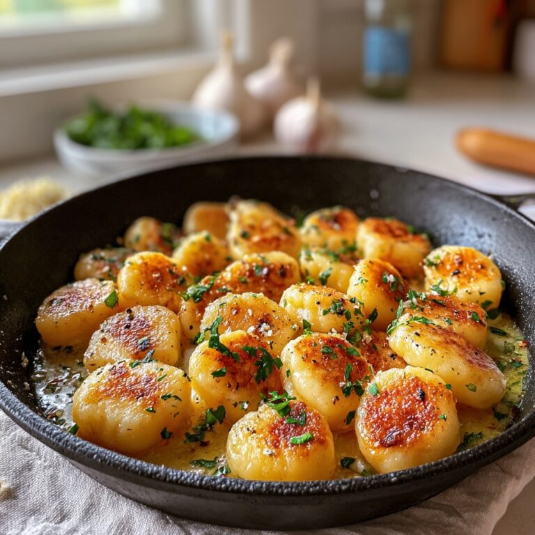 Garlic Chicken Gnocchi Skillet Recipe
