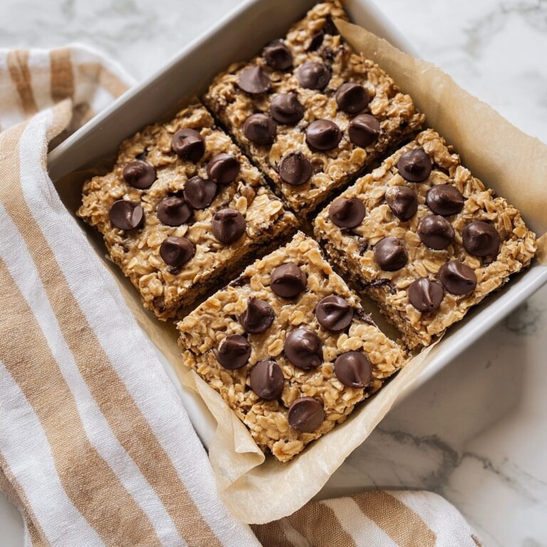 Chocolate Chip Peanut Butter Granola Cookie Bars Recipe