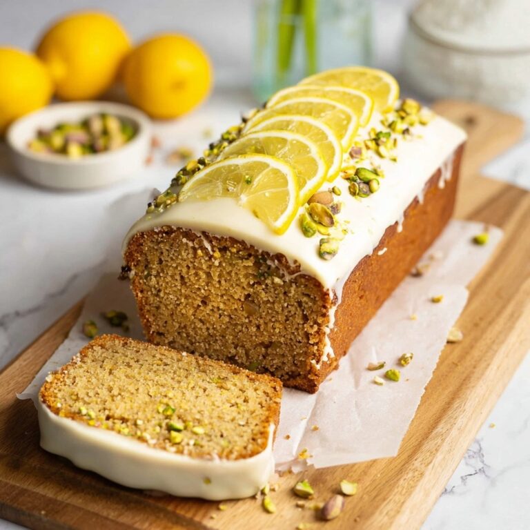 Vegan Pistachio Lemon Olive Oil Cake Recipe