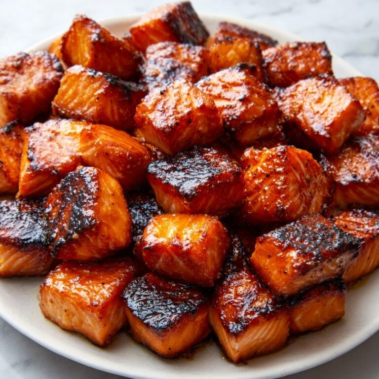 Hot Honey Salmon Bites Recipe