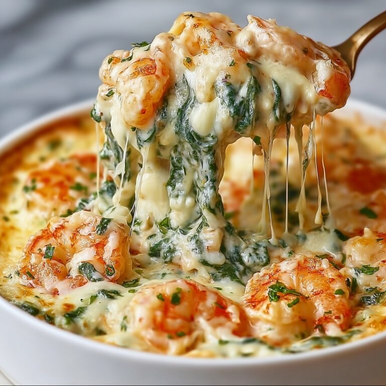 Cheesy Rich and Creamy Shrimp and Crab Spinach Dip Recipe