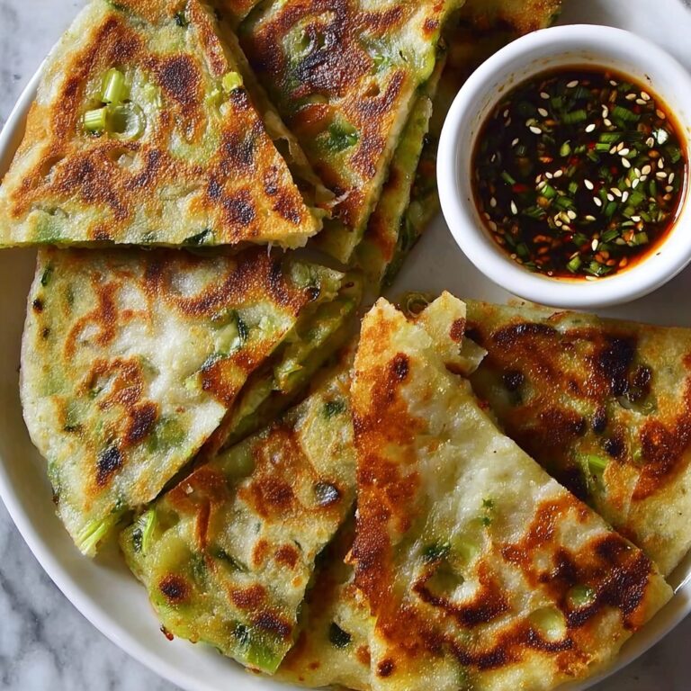 Irresistible Scallion Pancake Quesadilla with Cheesy Goodness Recipe