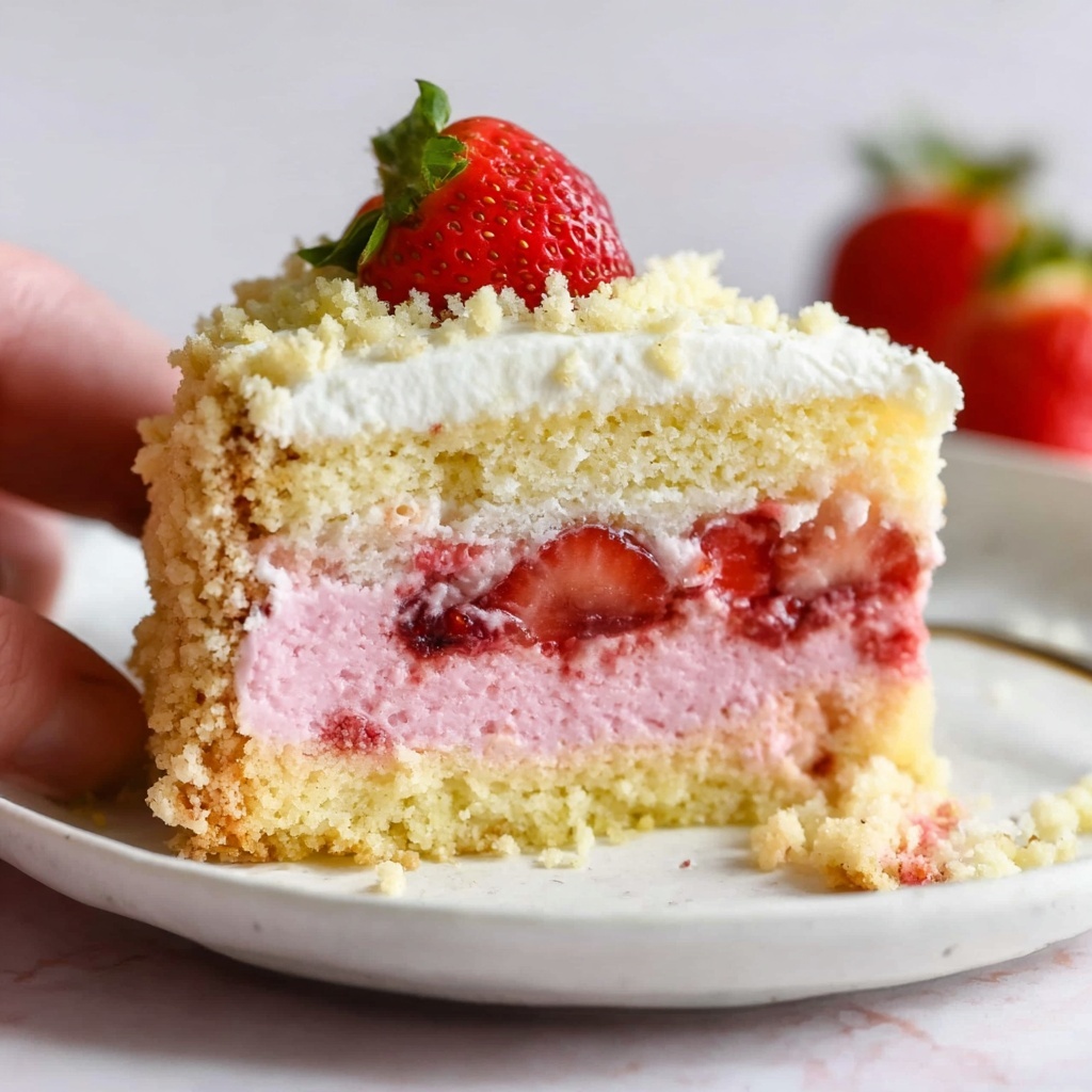 Strawberry Shortcake Swiss Roll Recipe - Recipe Image