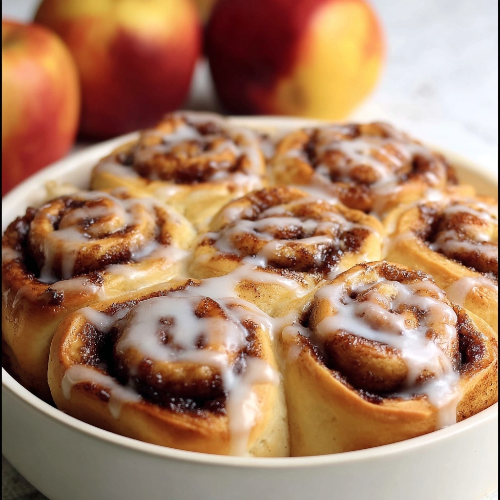 Apple Cinnamon Rolls Recipe - Recipe Image