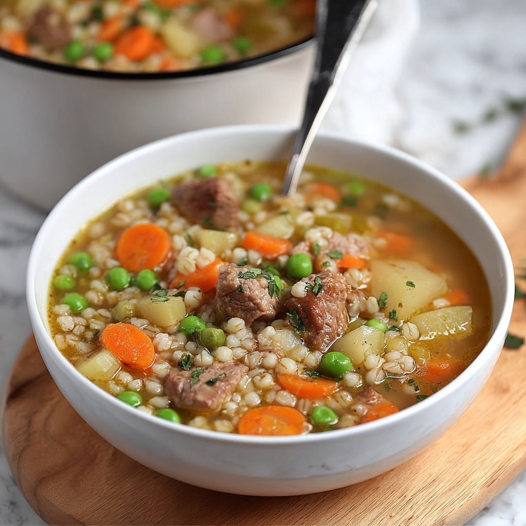 Old Fashioned Beef Barley Stew Recipe - Recipe Image