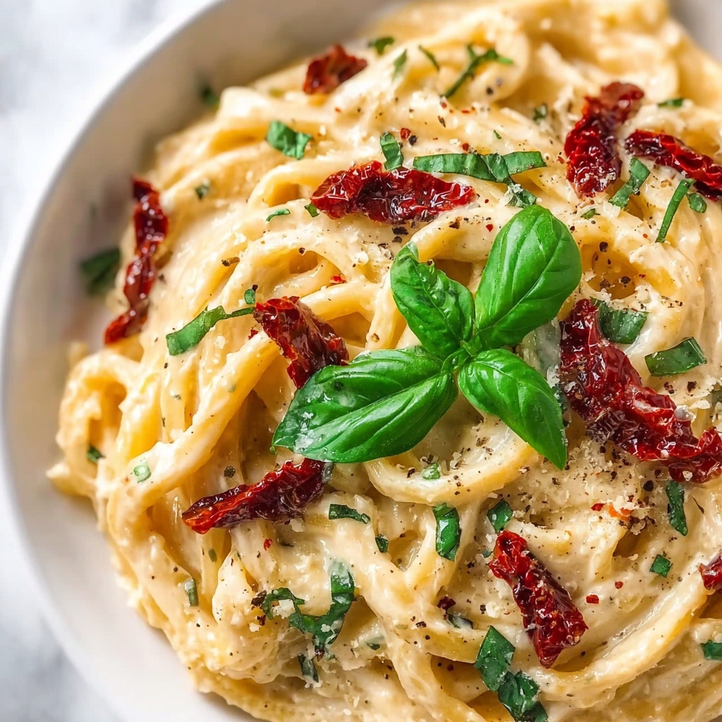 Creamy Sun-Dried Tomato Pasta Recipe - Recipe Image