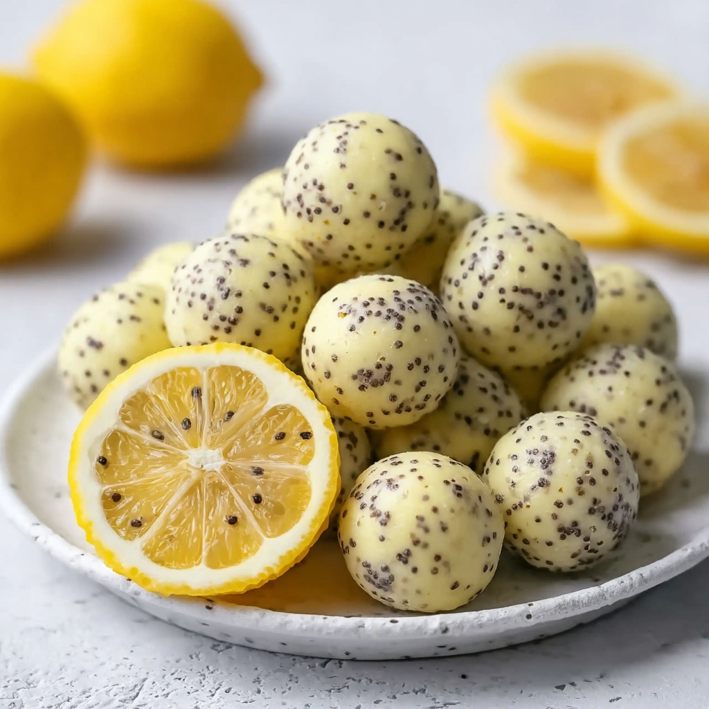 Lemon Poppy Seed Energy Bites Recipe - Recipe Image