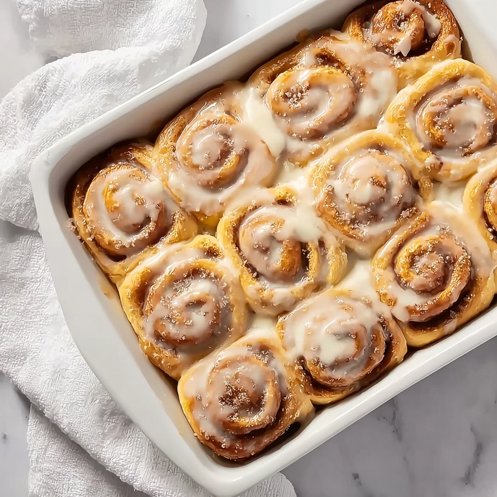 Apple Pie Cinnamon Roll Bake Recipe - Recipe Image