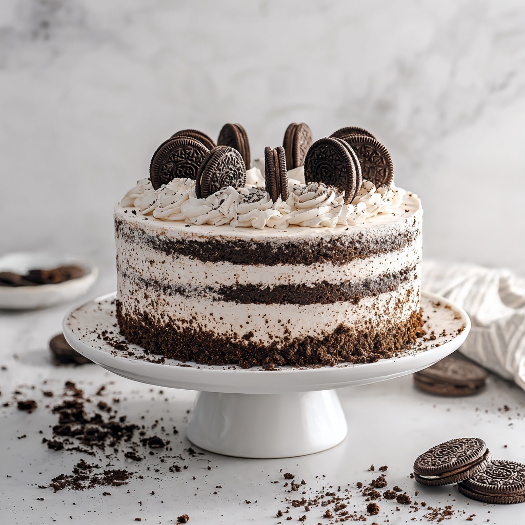 Cookies and Cream Cake Recipe - Recipe Image