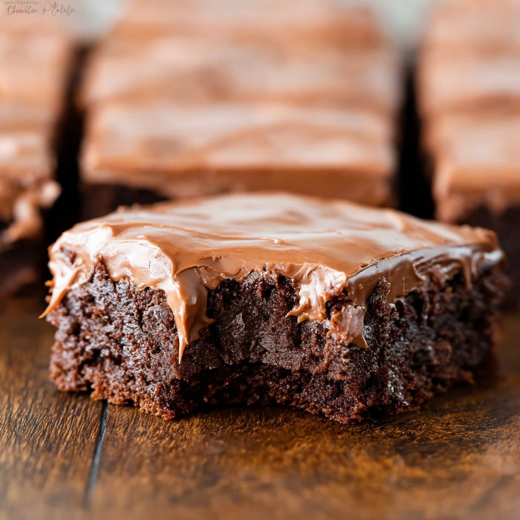 Lunch Lady Brownies Recipe - Recipe Image