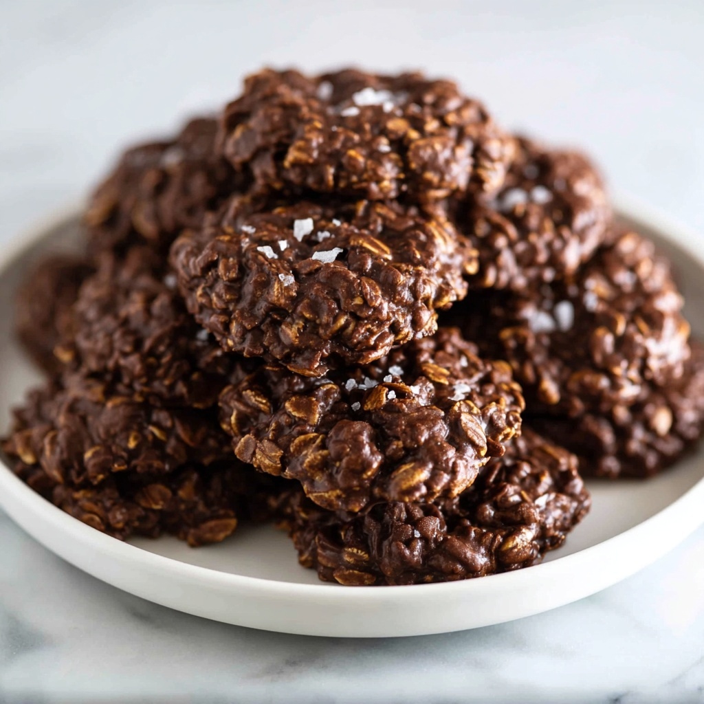 Healthy No Bake Cookies Recipe - Recipe Image