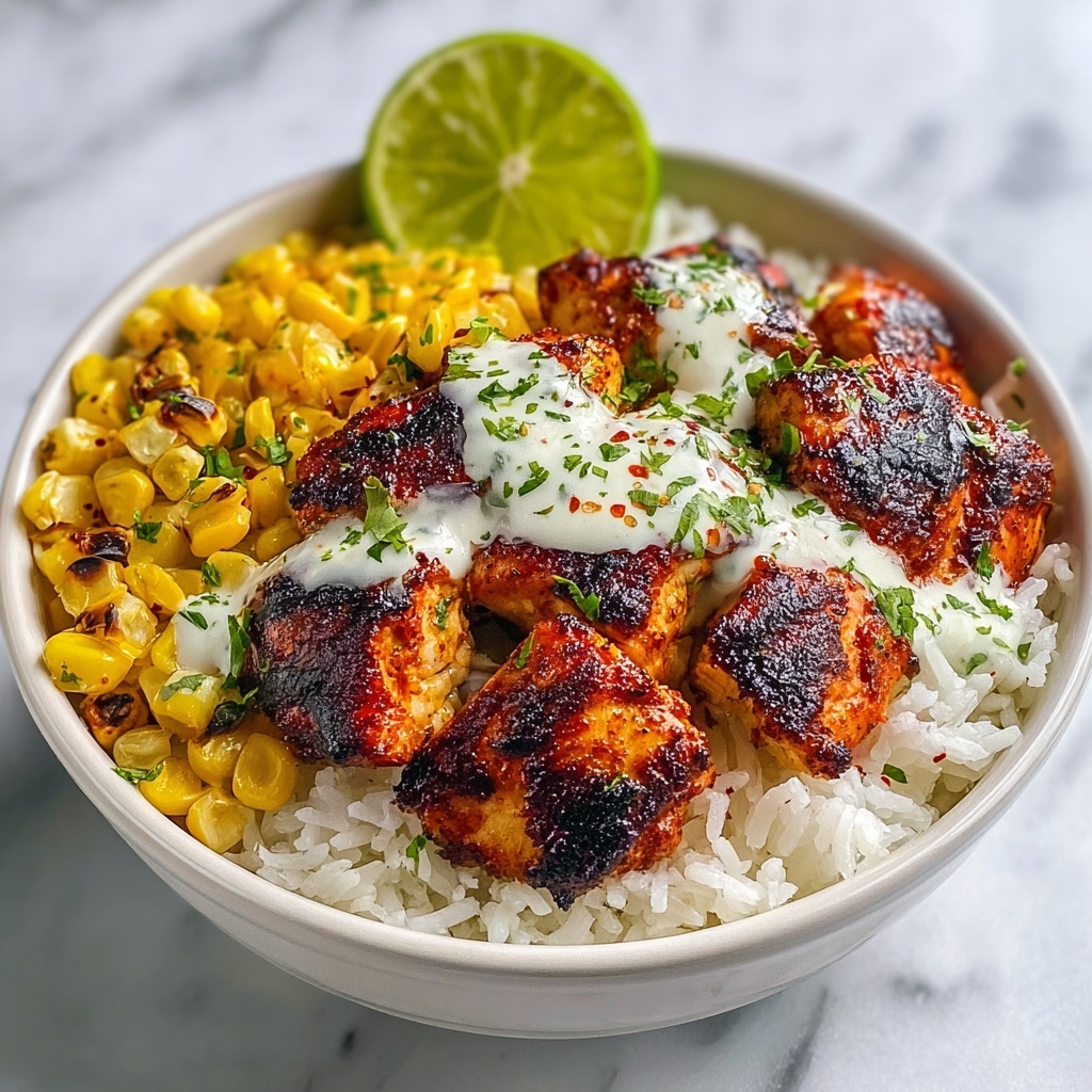Street Corn Chicken Rice Bowl Recipe - Recipe Image