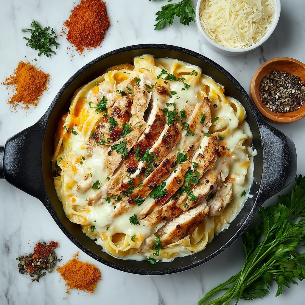 Cheesy Chicken Pasta Recipe - Recipe Image