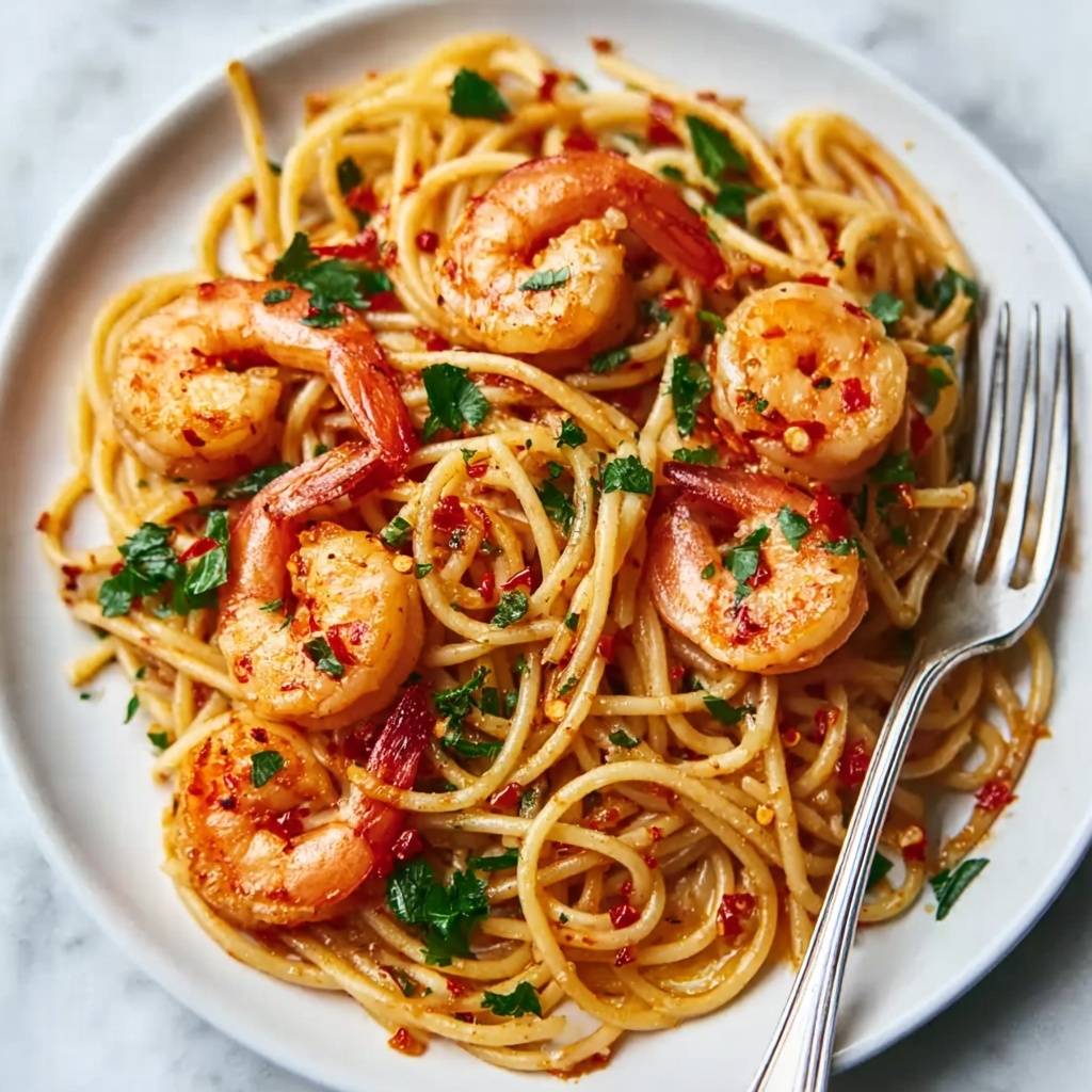 Spicy Shrimp Pasta Recipe - Recipe Image