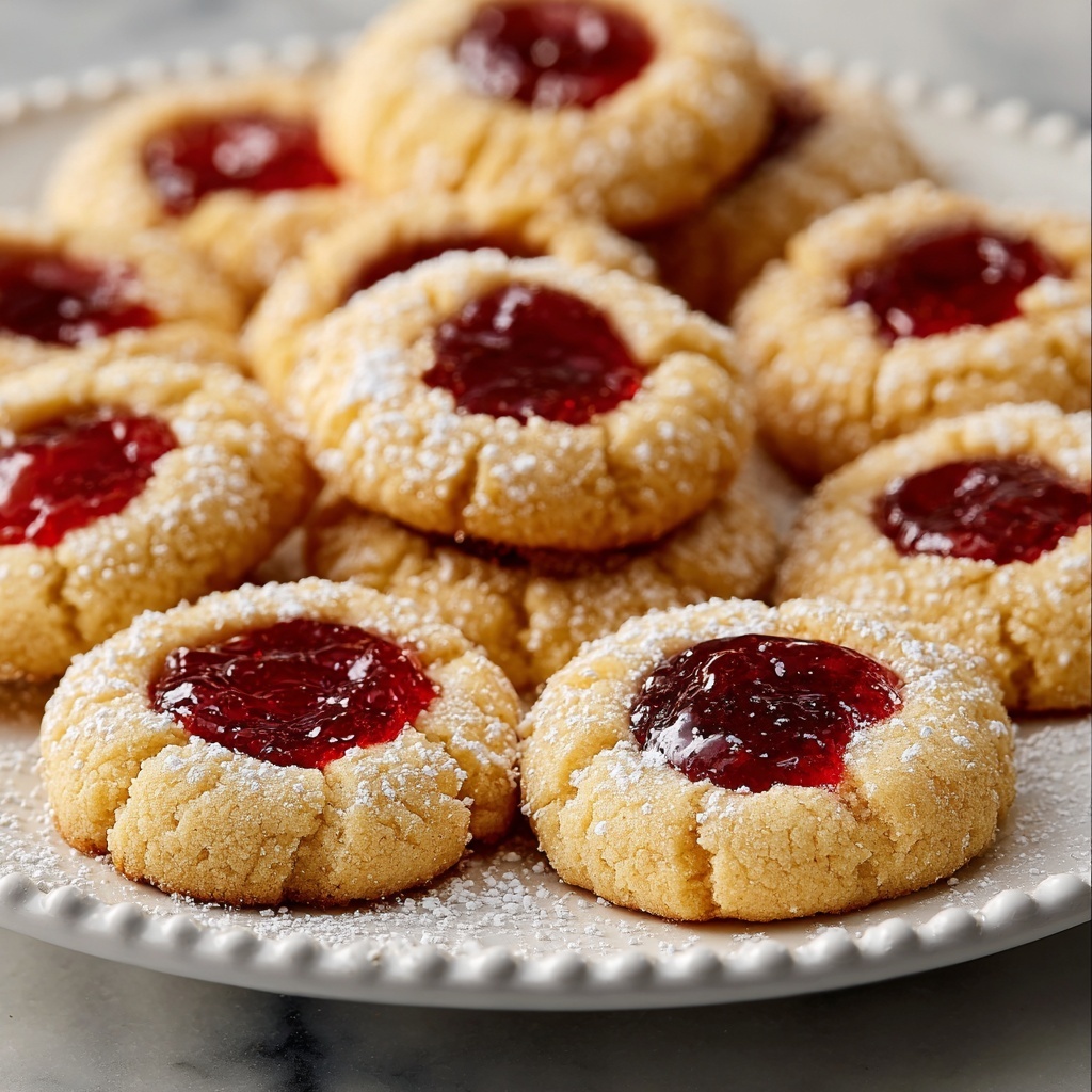 Thumbprint Cookies with Fruit Preserves Recipe - Recipe Image