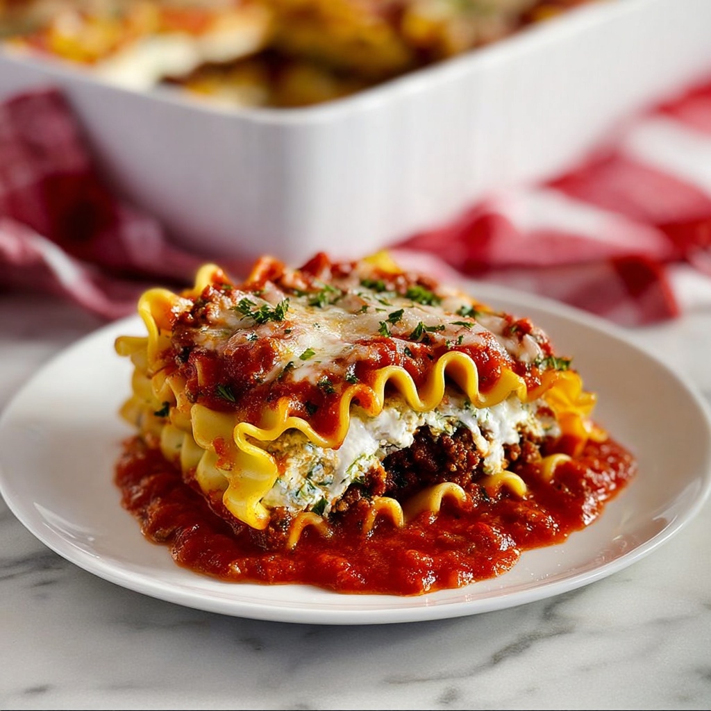 Cheesy Lasagna Roll Ups Recipe - Recipe Image