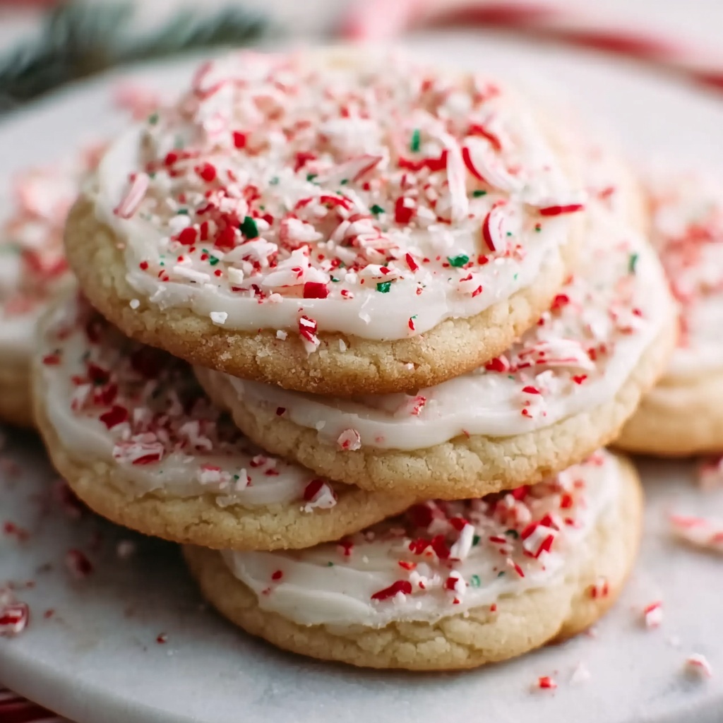 Peppermint Meltaway Cookies Recipe - Recipe Image