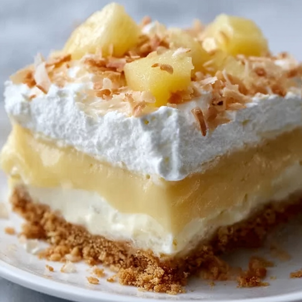 Pineapple Cream Cheese Pie Recipe - Recipe Image