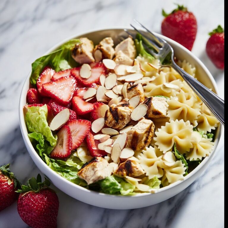 Chicken Strawberry Pasta Salad Recipe