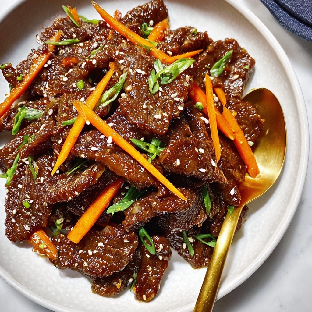 Crispy Orange Beef with Spicy Ginger Sauce Recipe - Recipe Image
