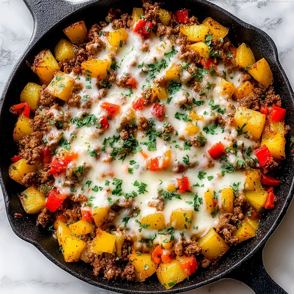 Mexican Ground Beef and Potato Skillet Recipe - Recipe Image