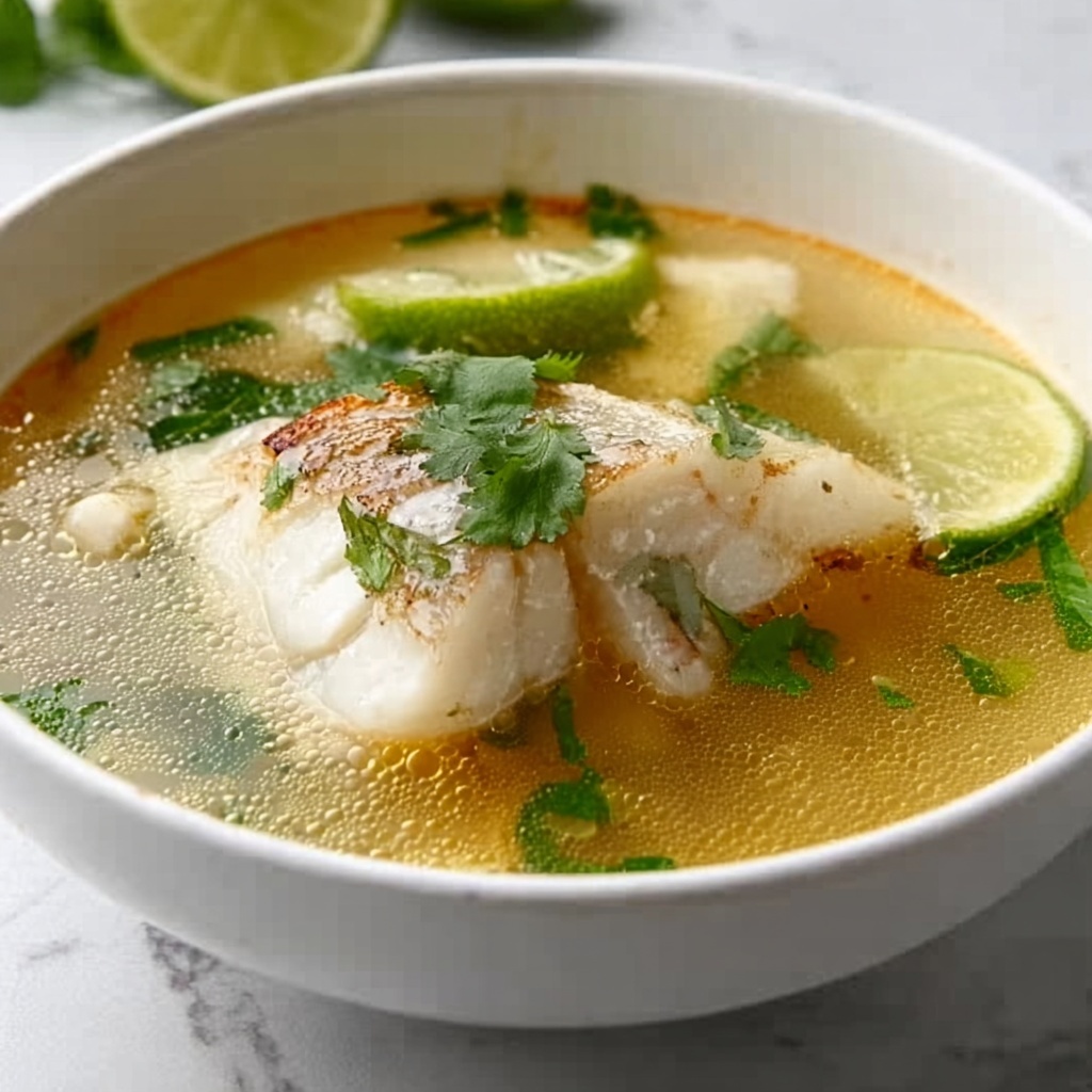 Coconut Lime Fish Soup Recipe - Recipe Image