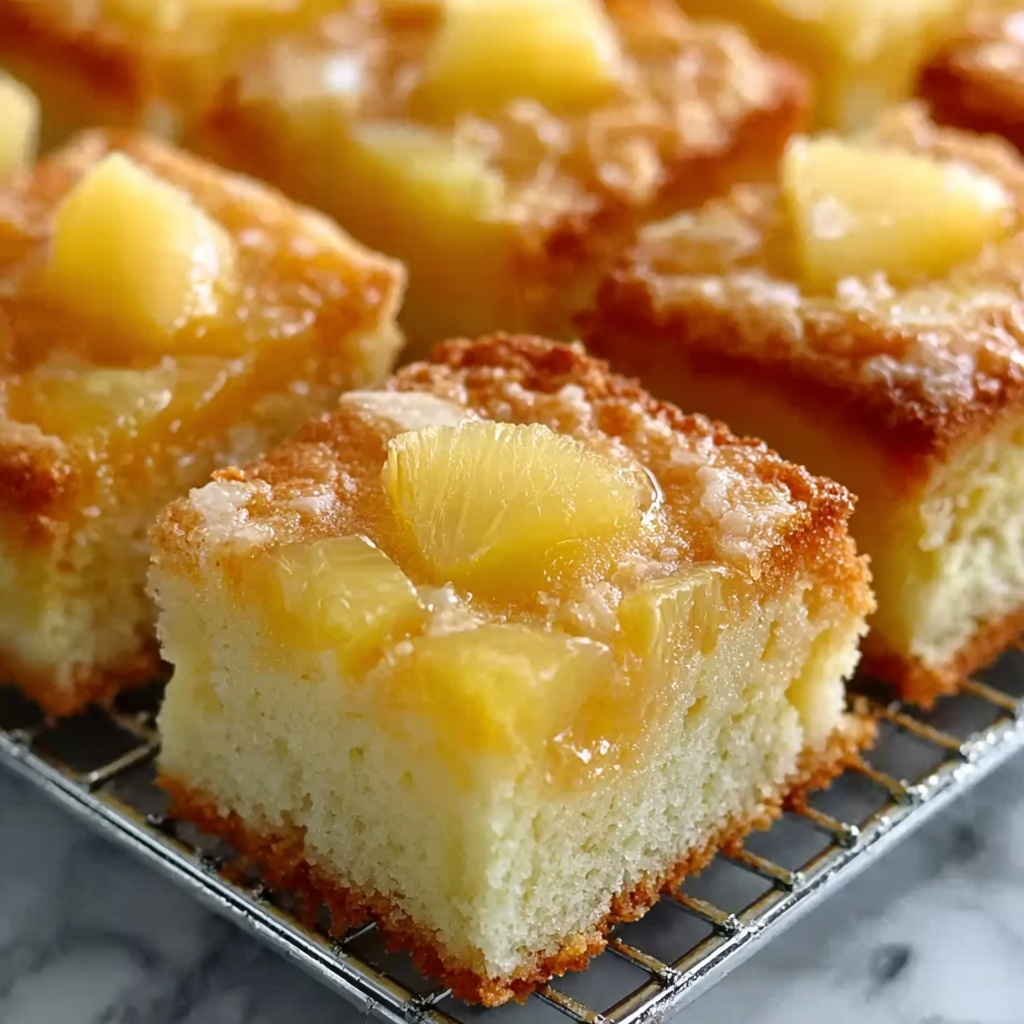 Pineapple Condensed Milk Cake Recipe - Recipe Image