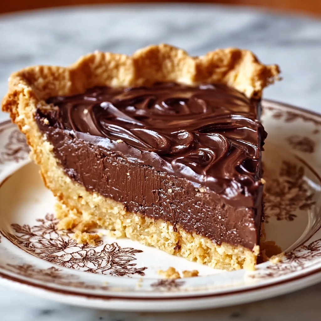 Hot Fudge Pie Recipe - Recipe Image