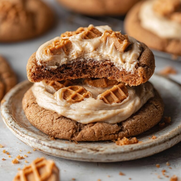 Cookie Butter Cheesecake Cookies Recipe