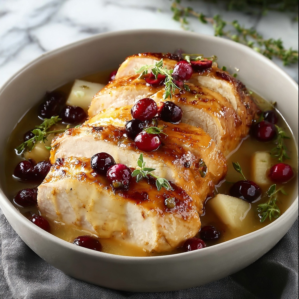 Impressive Cranberry Brie Stuffed Chicken: A Flavorful Showstopper Recipe - Recipe Image