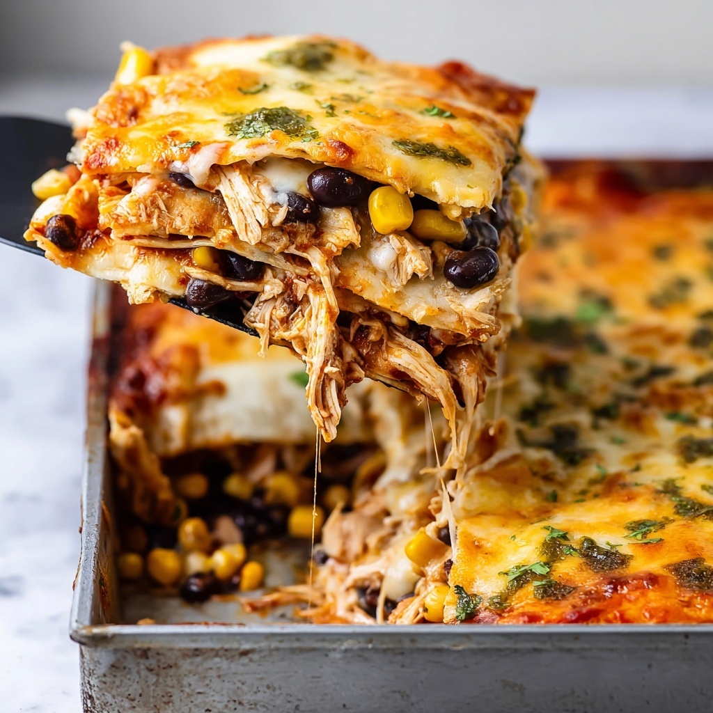 Mexican Chicken Lasagna Recipe - Recipe Image