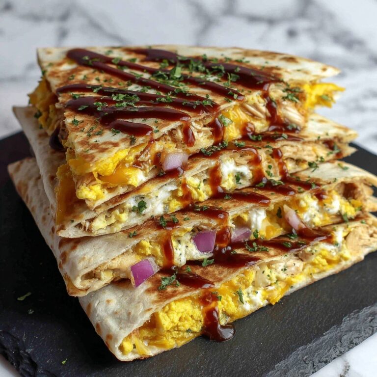Hot Honey BBQ Chicken Quesadillas Recipe