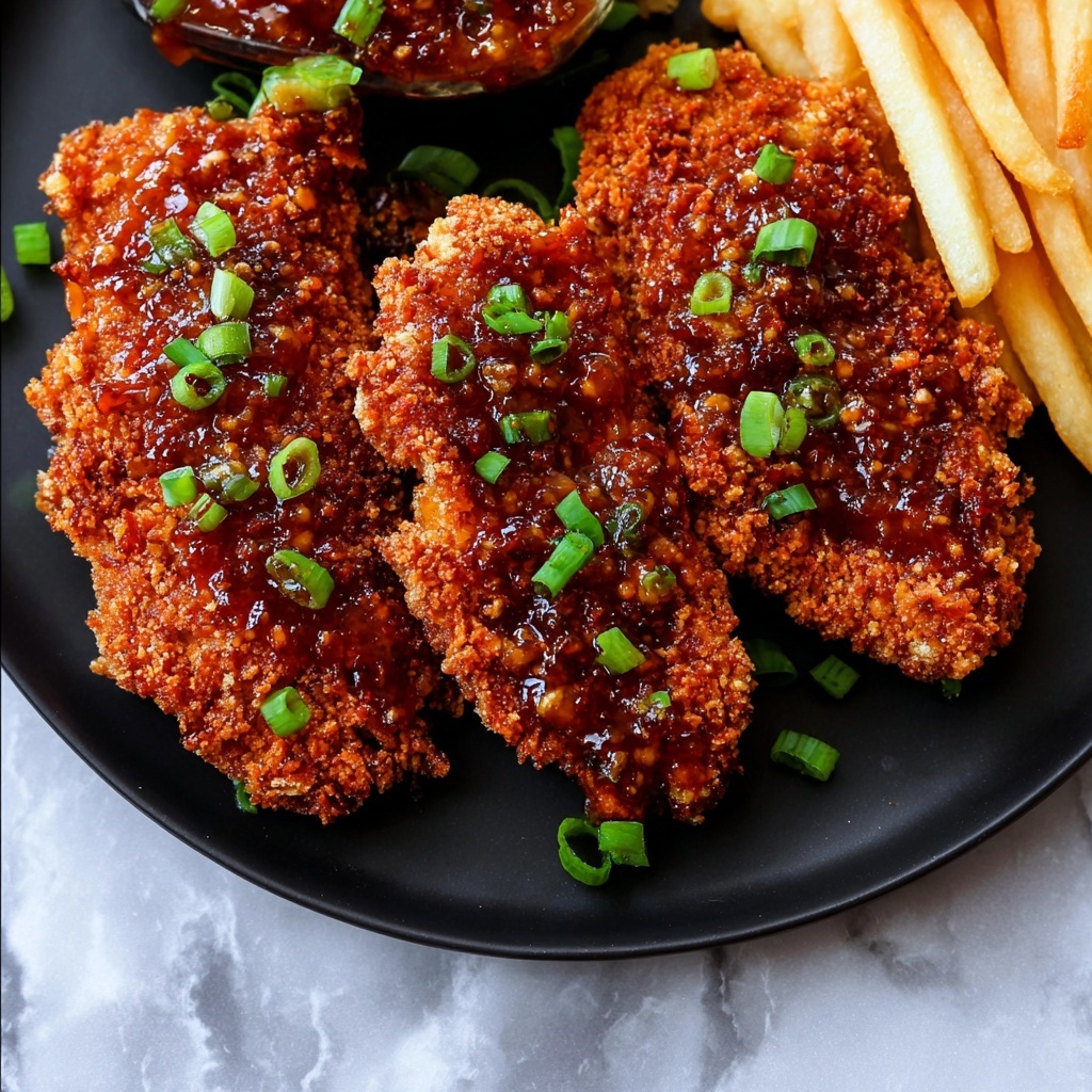 Crispy Honey Butter Chicken Tenders Recipe - Recipe Image