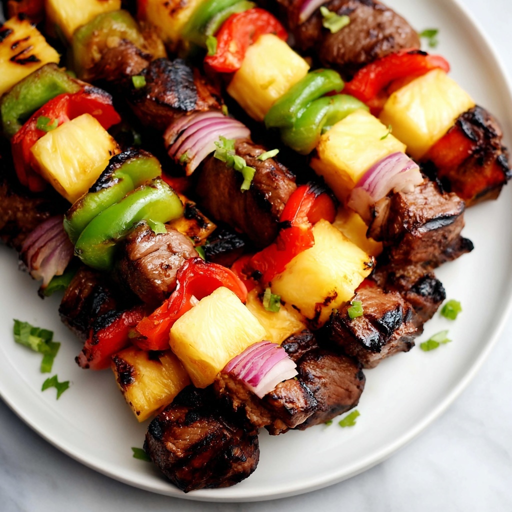 Hawaiian Steak Kebabs Recipe - Recipe Image