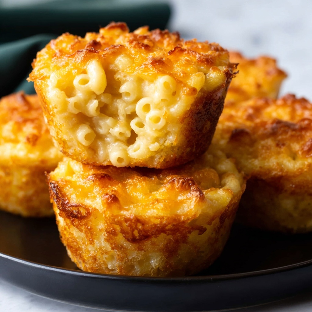 Cheddar Macaroni and Cheese Bites Recipe - Recipe Image