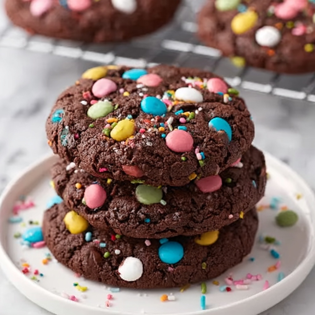 Gluten-Free Cosmic Brownie Cookies Recipe - Recipe Image