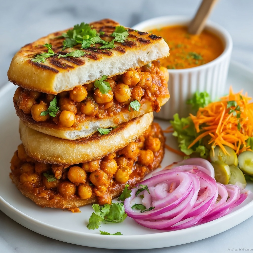 Trinidadian Curried Chickpea Sandwiches Recipe - Recipe Image