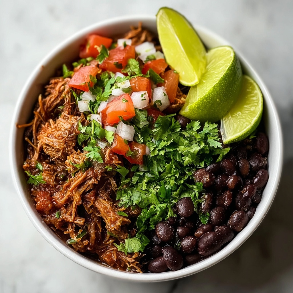 Cuban Shredded Beef with Black Beans Recipe - Recipe Image