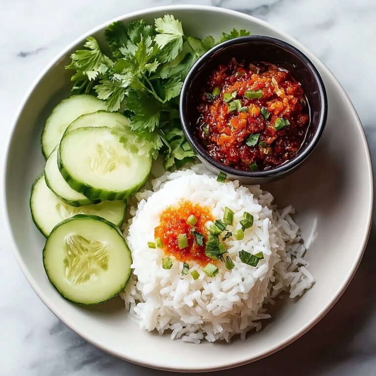 Malaysian Coconut Rice with Spicy Sambal Recipe