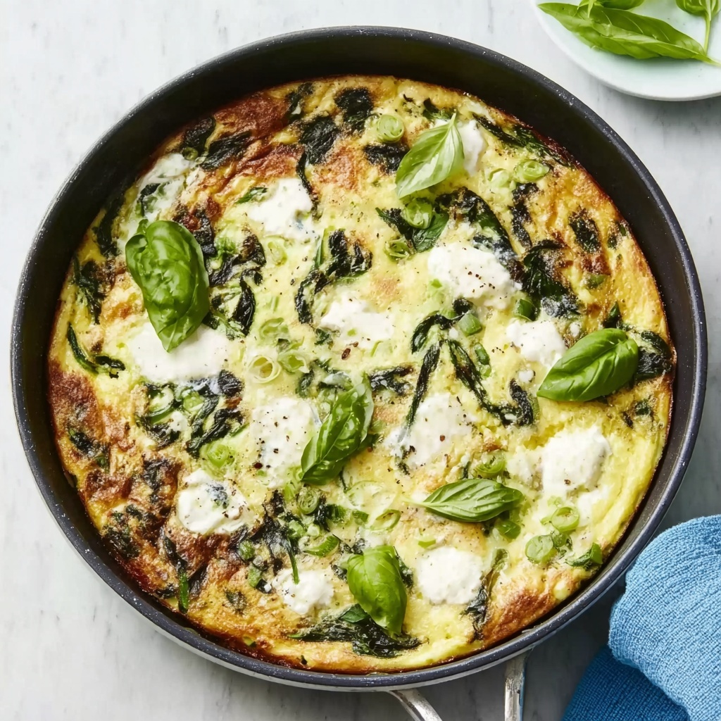 Asparagus, Leek & Ricotta Frittata Recipe - Recipe Image