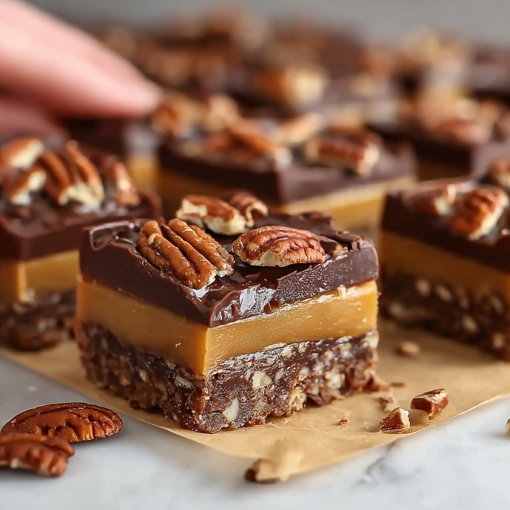 Easy Turtle Bars Recipe - Recipe Image