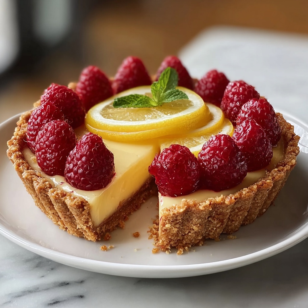 Yuzu and Raspberry Tart Recipe - Recipe Image