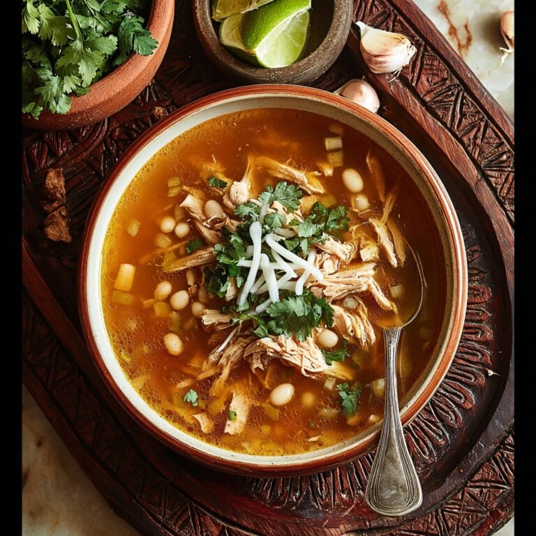 Red Chicken Pozole Soup Recipe