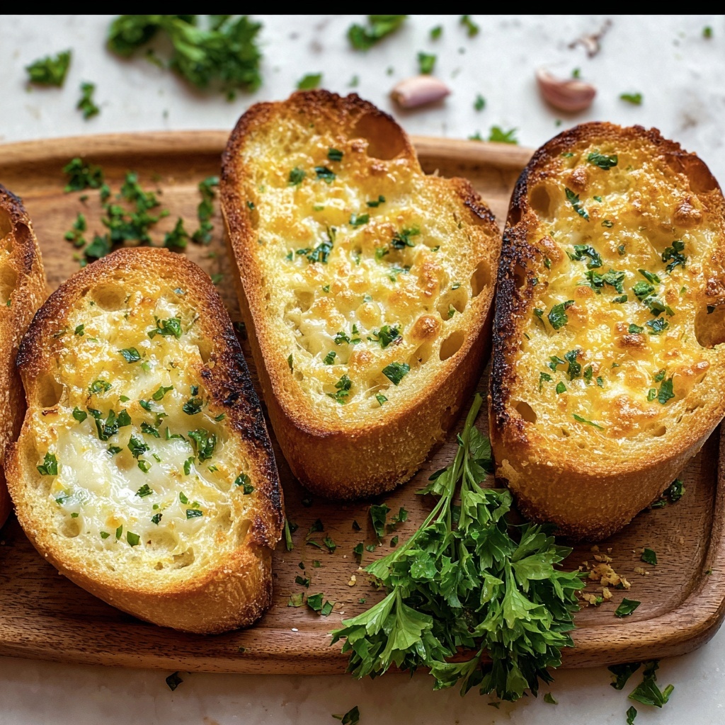 Air Fryer Garlic Bread Recipe - Recipe Image