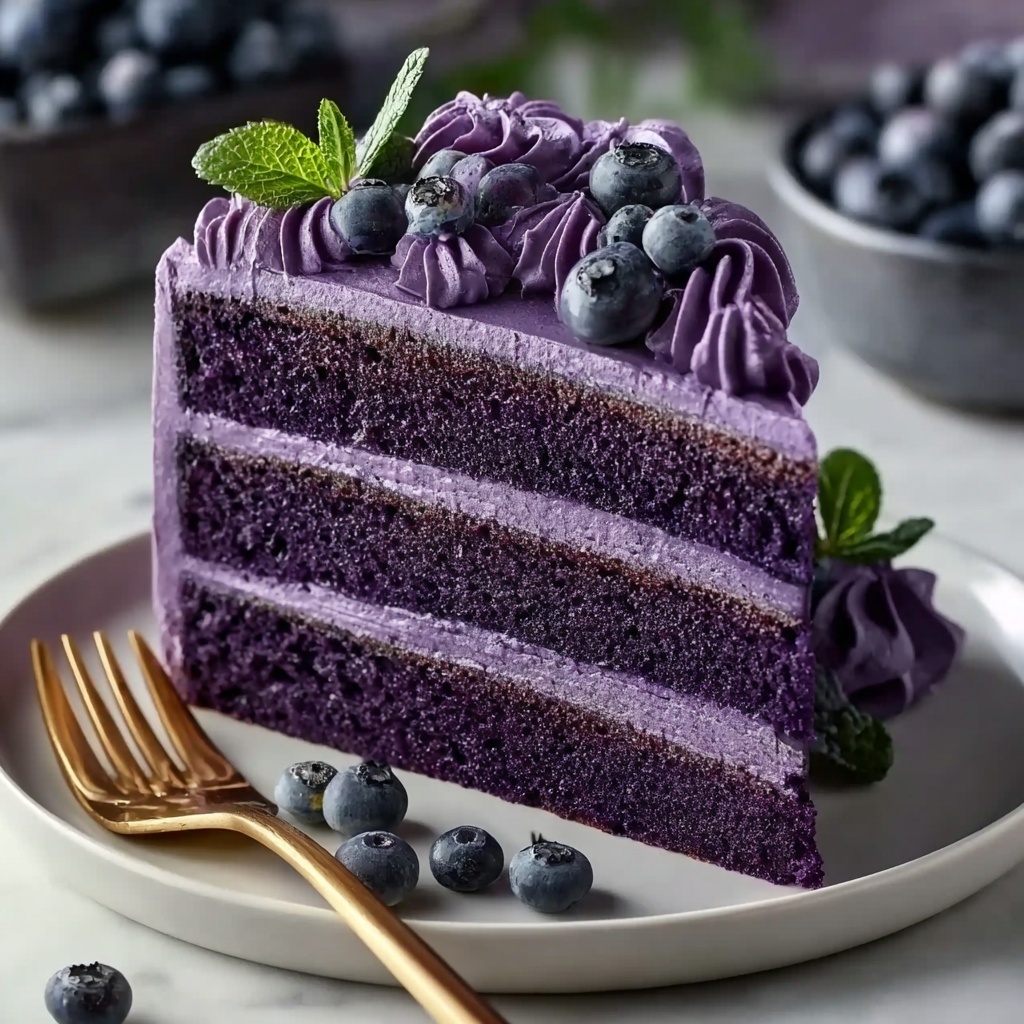 Purple Velvet Cake Recipe - Recipe Image