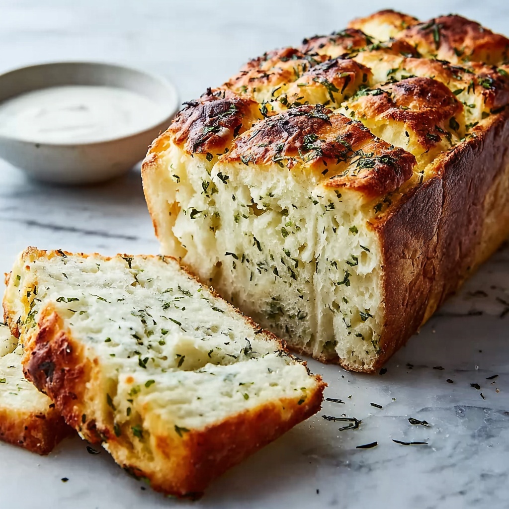 Garlic Herb and Cheese Pull-Apart Bread Recipe - Recipe Image