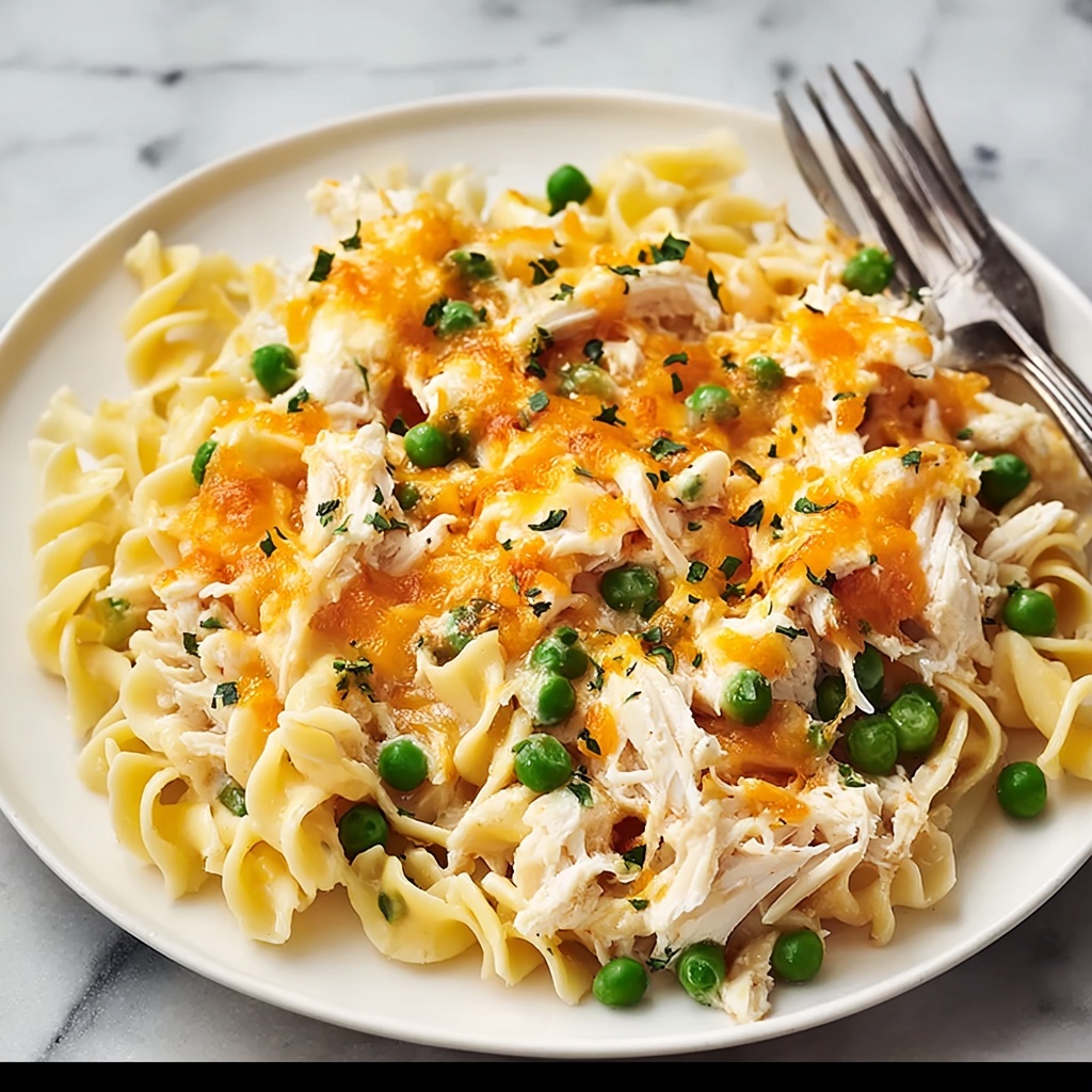 Homemade Chicken Noodle Casserole Recipe - Recipe Image