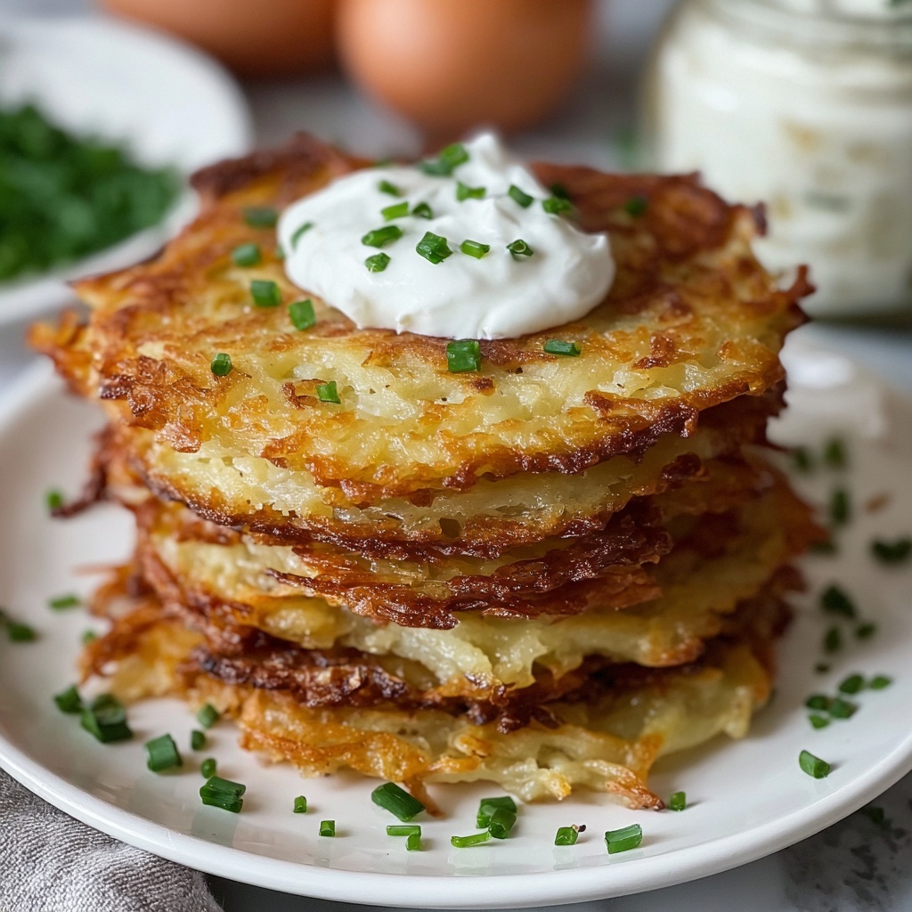 German Potato Pancakes (Kartoffelpuffer) Recipe - Recipe Image