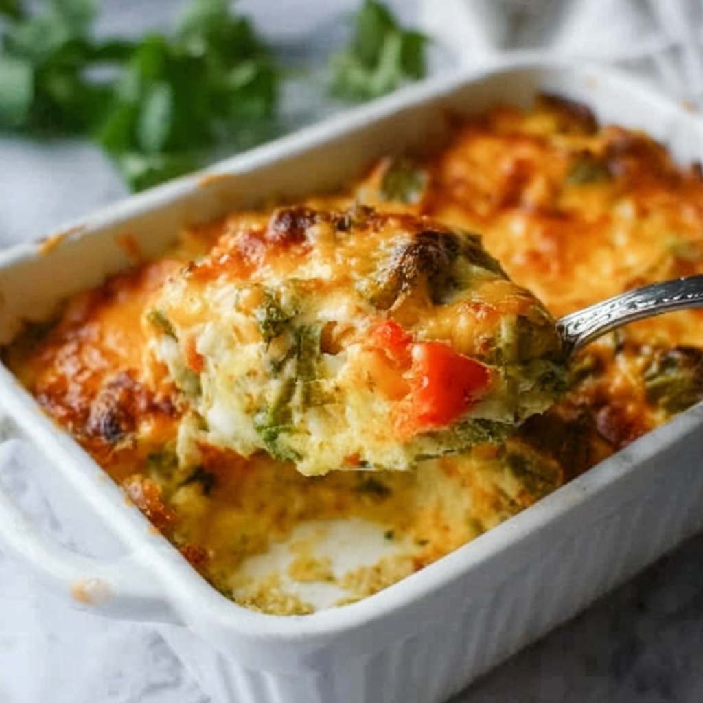 Delicious Chile Relleno Casserole Recipe - Recipe Image